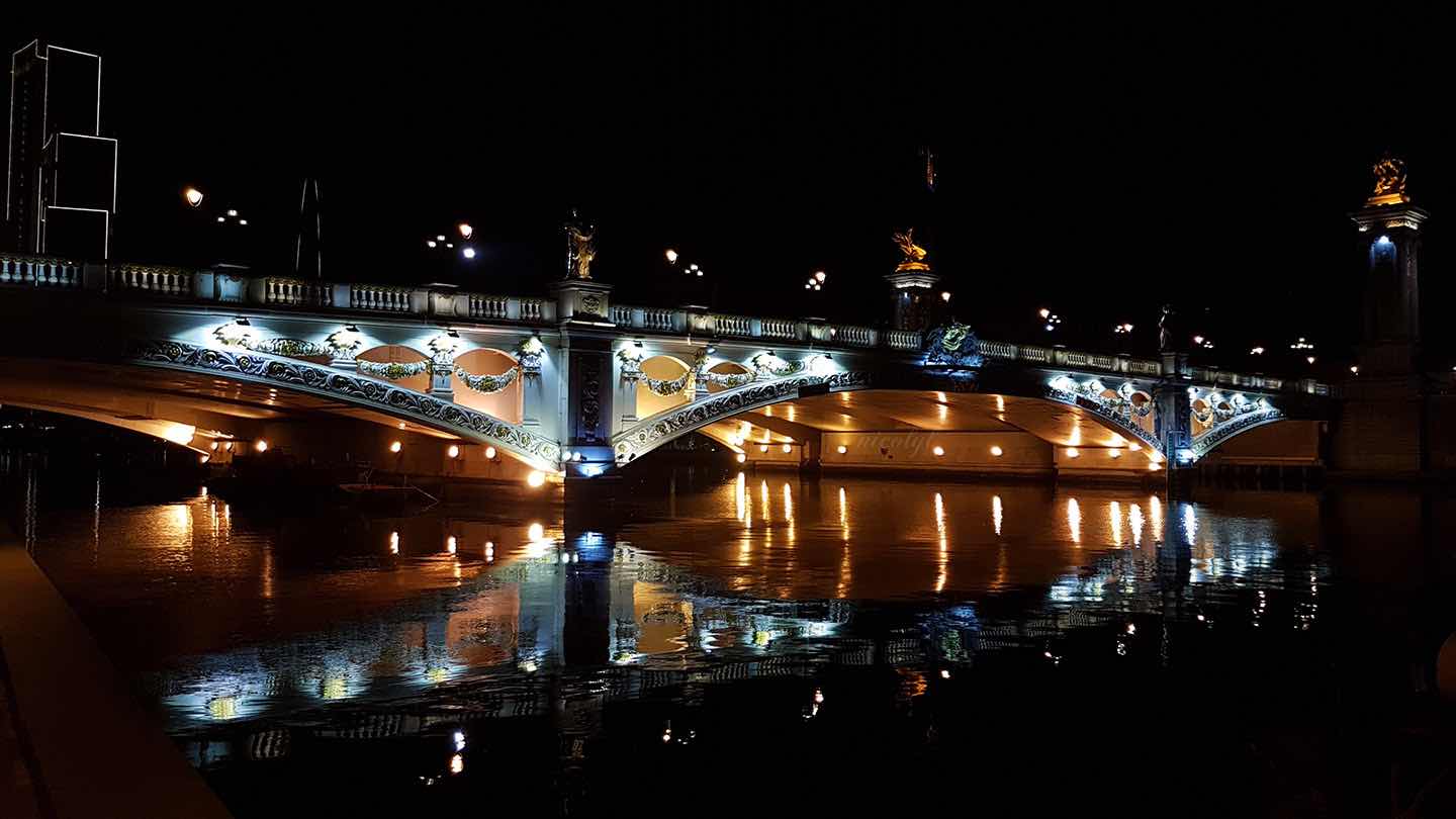Tianjin night beian bridge