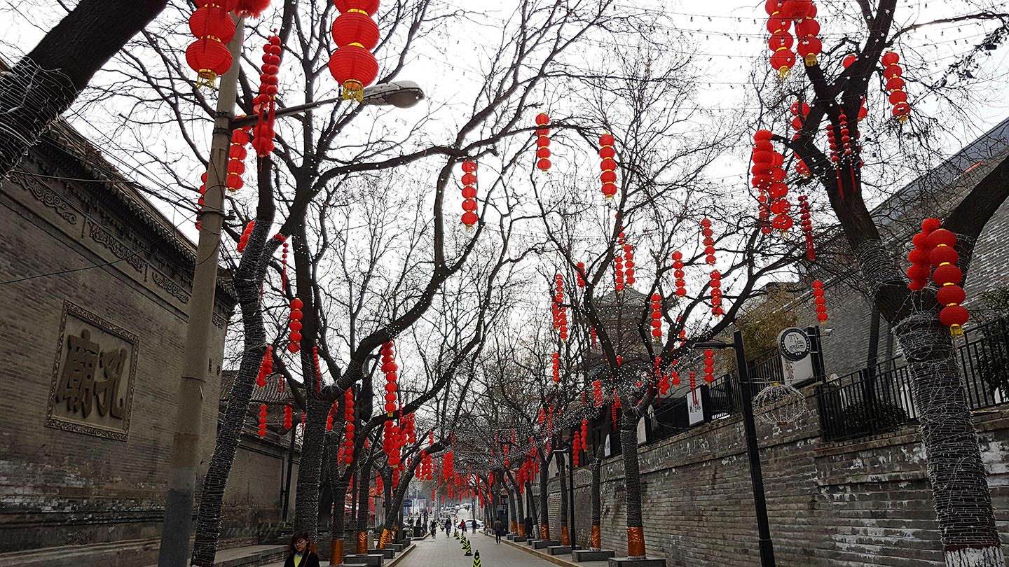 xian city wall day