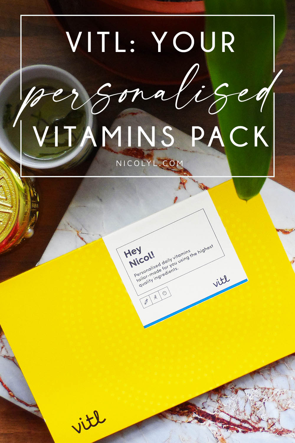 vitl vitamins personalised monthly subscription review Pinterest pin